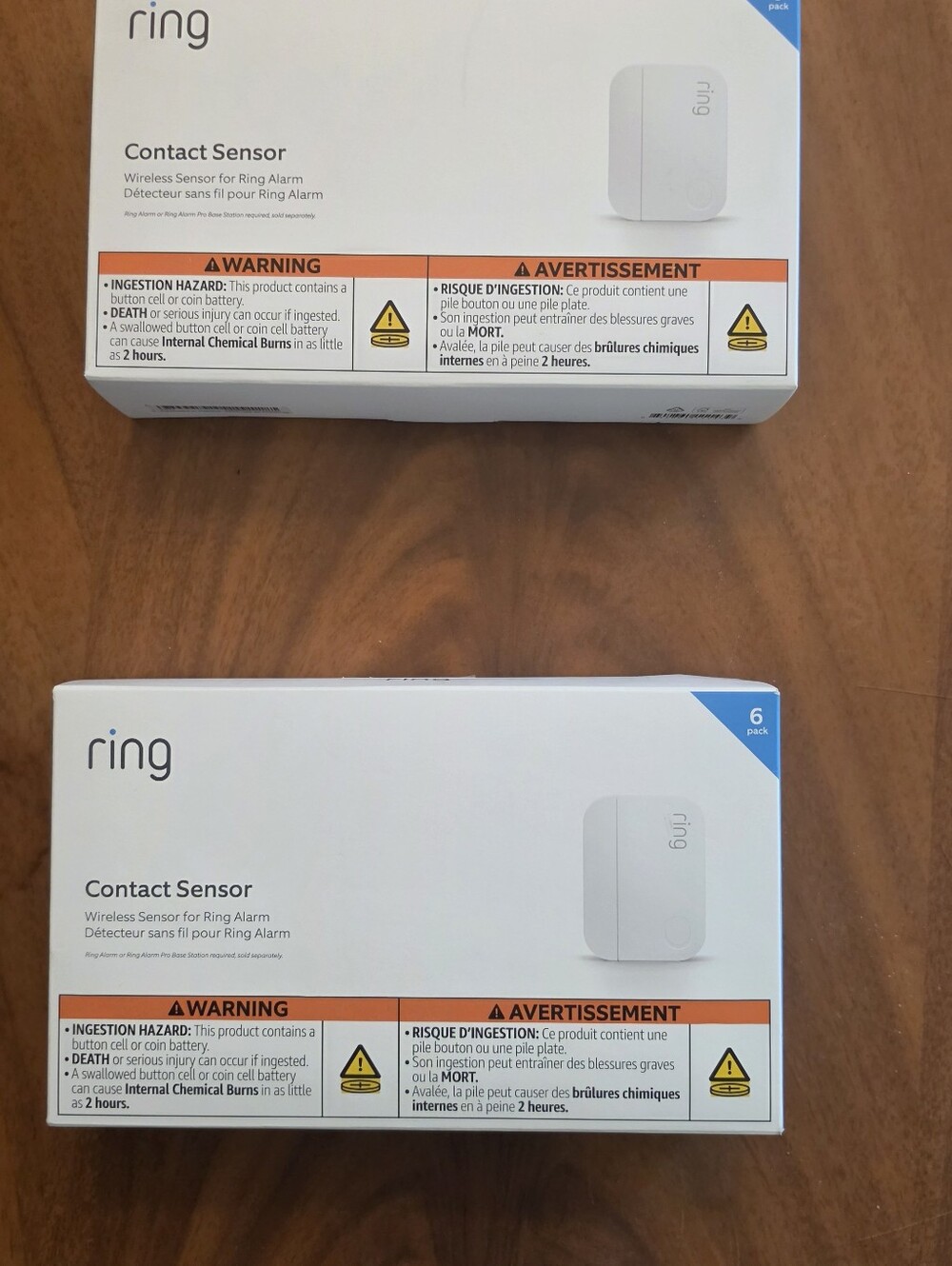 Ring Alarm Contact Sensor 6-Pack - 2nd Gen | Monitor 6 Doors or Windows.